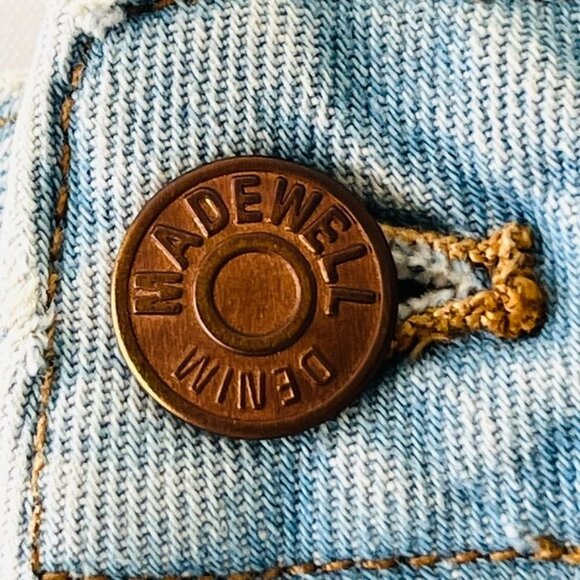 Madewell Wide Leg Jeans SIze 26W The Perfect Vintage  Light Wash - Picture 11 of 16